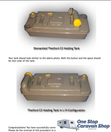 Thetford R/H Holding Tank T/S C2 Cassette Electric Toilet. 20063874