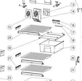 692808-Fresh Food/Breakfast Tray t/s T2152