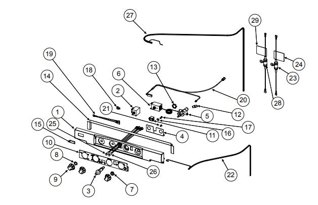 THETFORD GAS VALVE T/S N304.M,404.M,504.M,604.M FRIDGES -635690, 638219