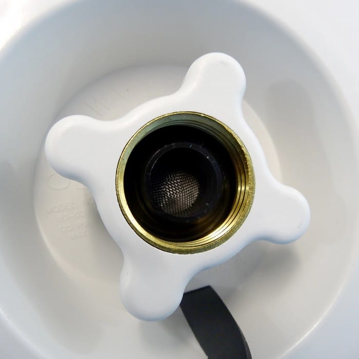 Shurflo Flush Mount City Water Regulator White