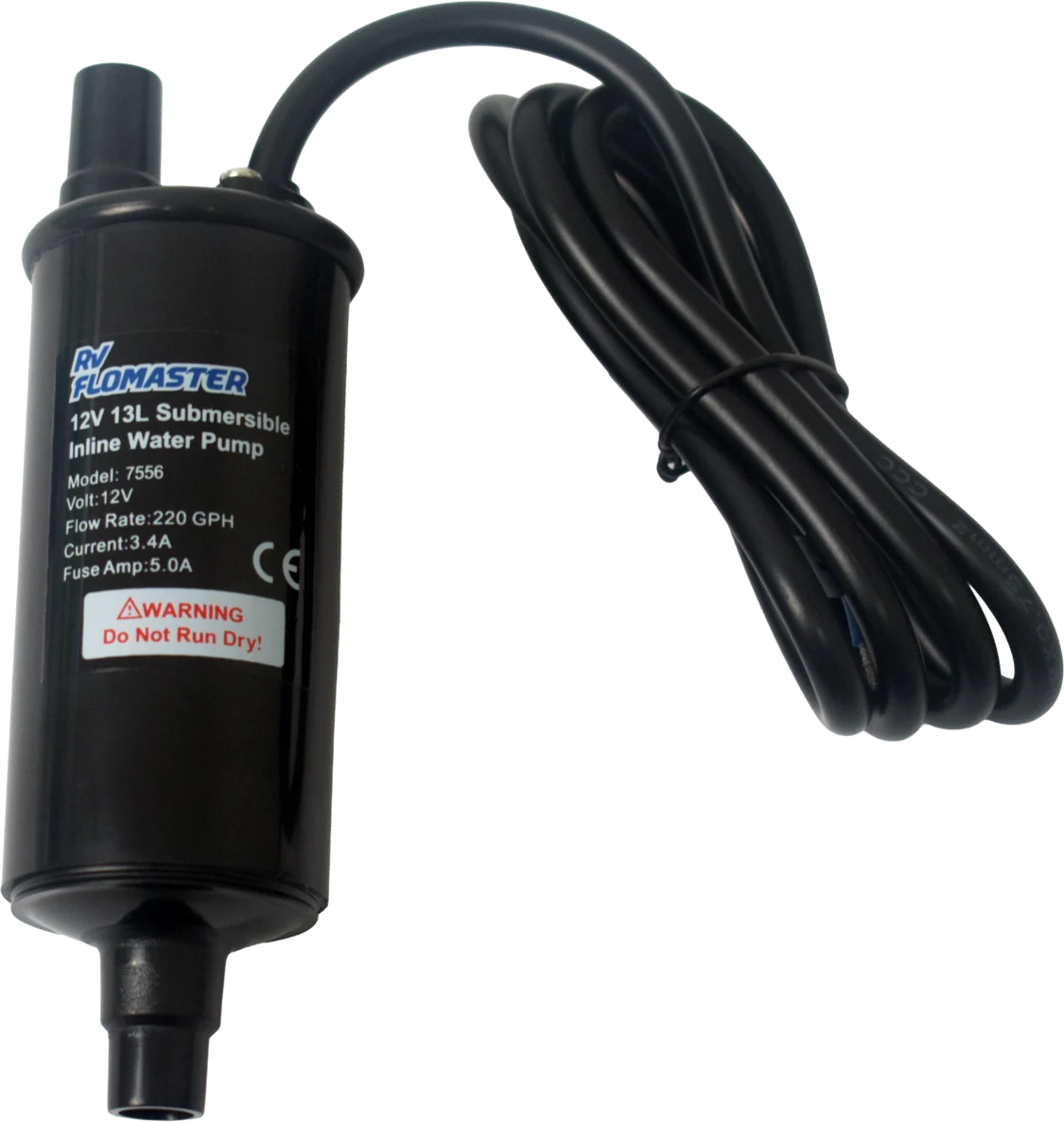 RV Flomaster 12V Submersible Inline Water Pump