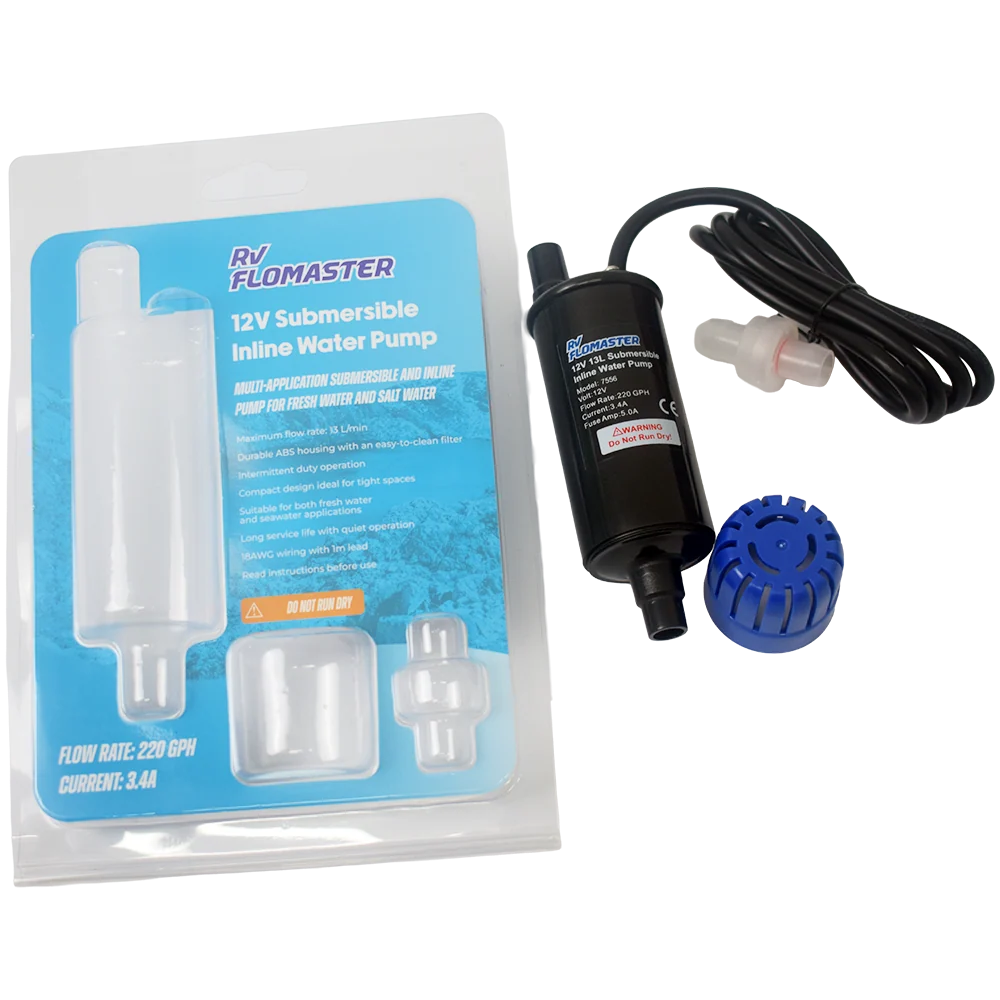 RV Flomaster 12V Submersible Inline Water Pump