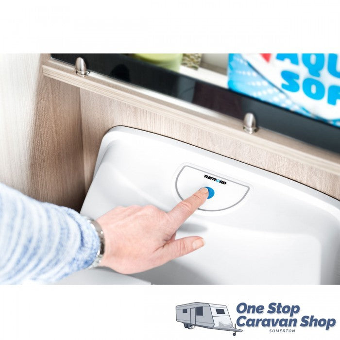 Thetford C223 CS Cassette Toilet - Swivel Seat / RV Flush / Rear Entry