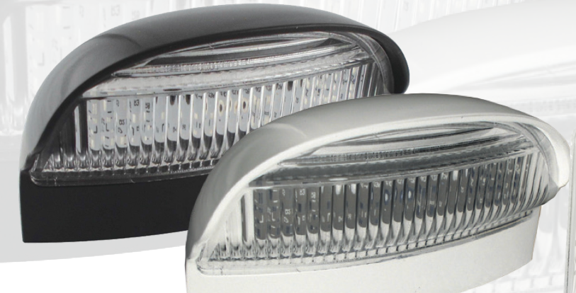 NPL3 LICENCE PLATE LAMP SERIES-Black/White