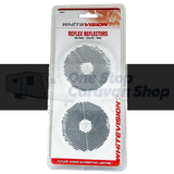 60mm Round Clear Reflector - Pair
