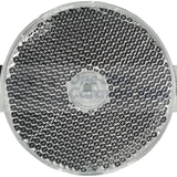 60mm Round Clear Reflector - Pair