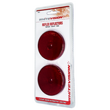 60mm Round Red Reflector - Pair
