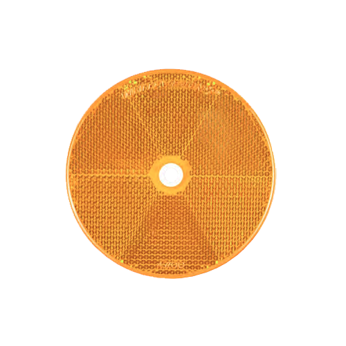 Whitevision 84mm Round Amber Reflector