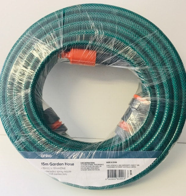Anko 15m Garden Hose