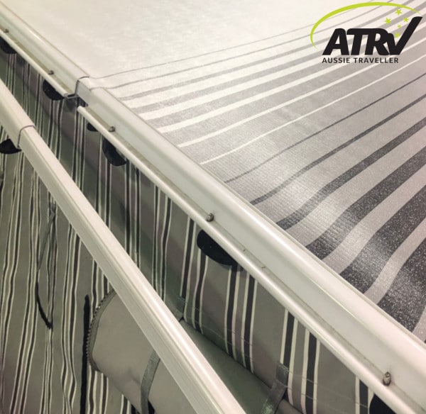 Aussie Traveller Medium Anti Flap Kit Aluminium (White)