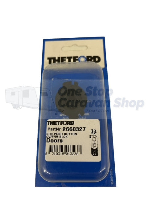 THETFORD PUSH BUTTON FOR SERVICE DOORS 3/4/5/6 - Black