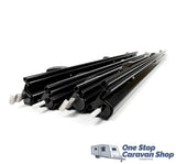 Aussie Traveller Medium Anti Flap Kit Aluminium (Black)