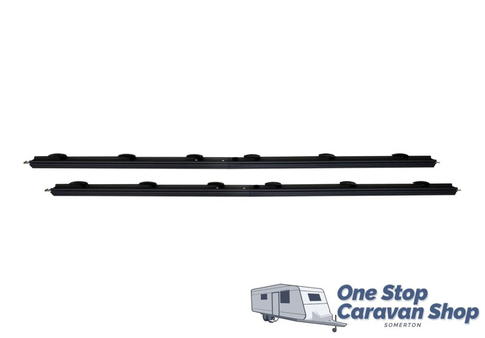 Aussie Traveller Medium Anti Flap Kit Aluminium (Black)