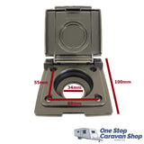 Gas Bayonet Cover (Black) - For Wall Mount Gas Bayonet