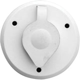 White Round Cable TV Receptacle