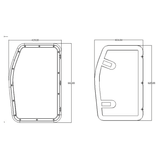 Coast Access Door  8 White