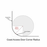 Coast Access Door  4 White