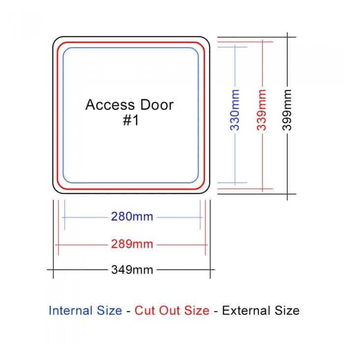 Coast Access Door 1 Black
