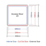 Coast Access Door 1 Black