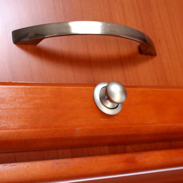 Jayco 23mm Nickel Catch Set - Catch / Rosette / Knob / Strike Plate