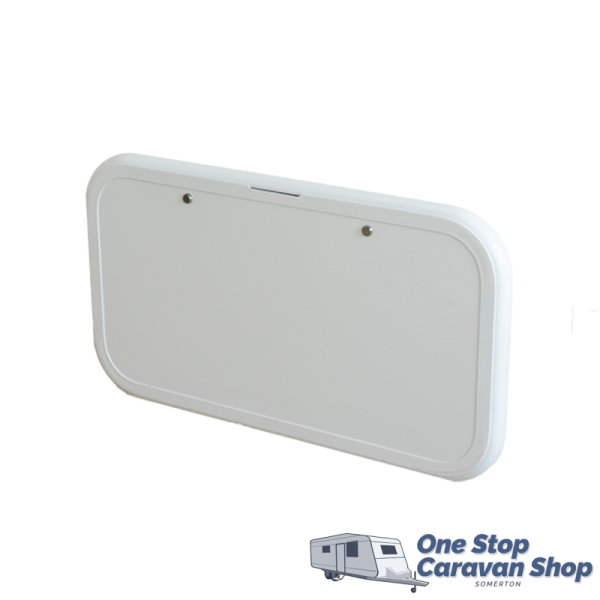 Caravan Picnic Table White 4RC & Backing Plate - 800 x 445mm