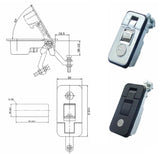 Compression Lock Large Chrome - Key510