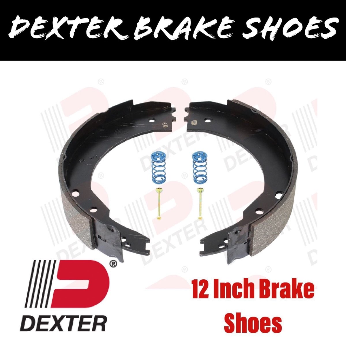 DEXTER 12" x 2  ELECTRIC BRAKE SHOE KIT