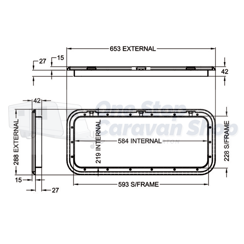 Coast Access Door  6 White