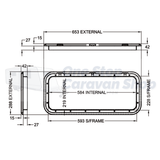 Coast Access Door  6 White