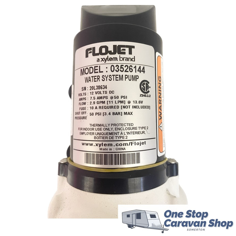 Flojet Triplex 12V Diaphram Water Pump 11LPM