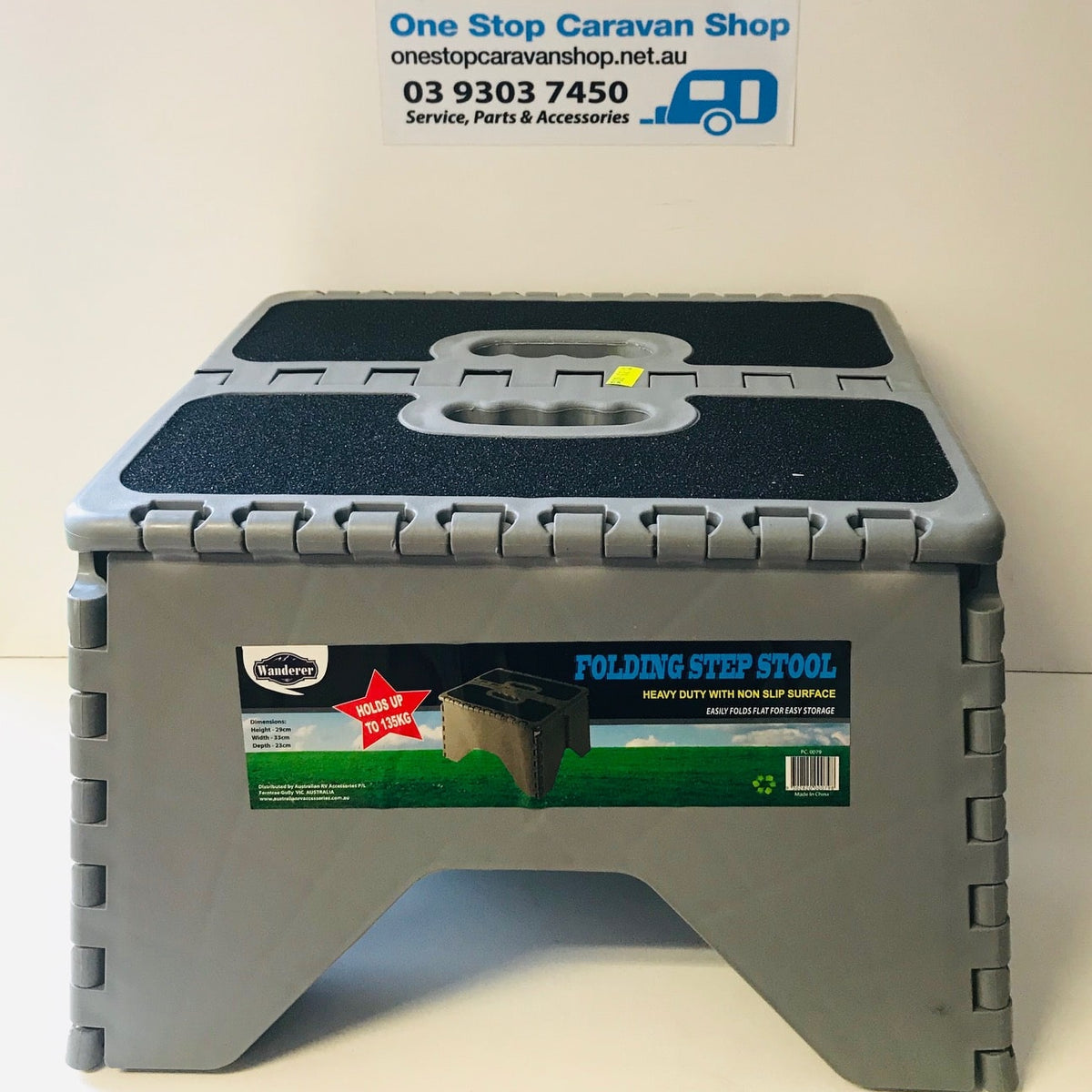 Wanderer Folding Step Stool – One Stop Caravan Shop