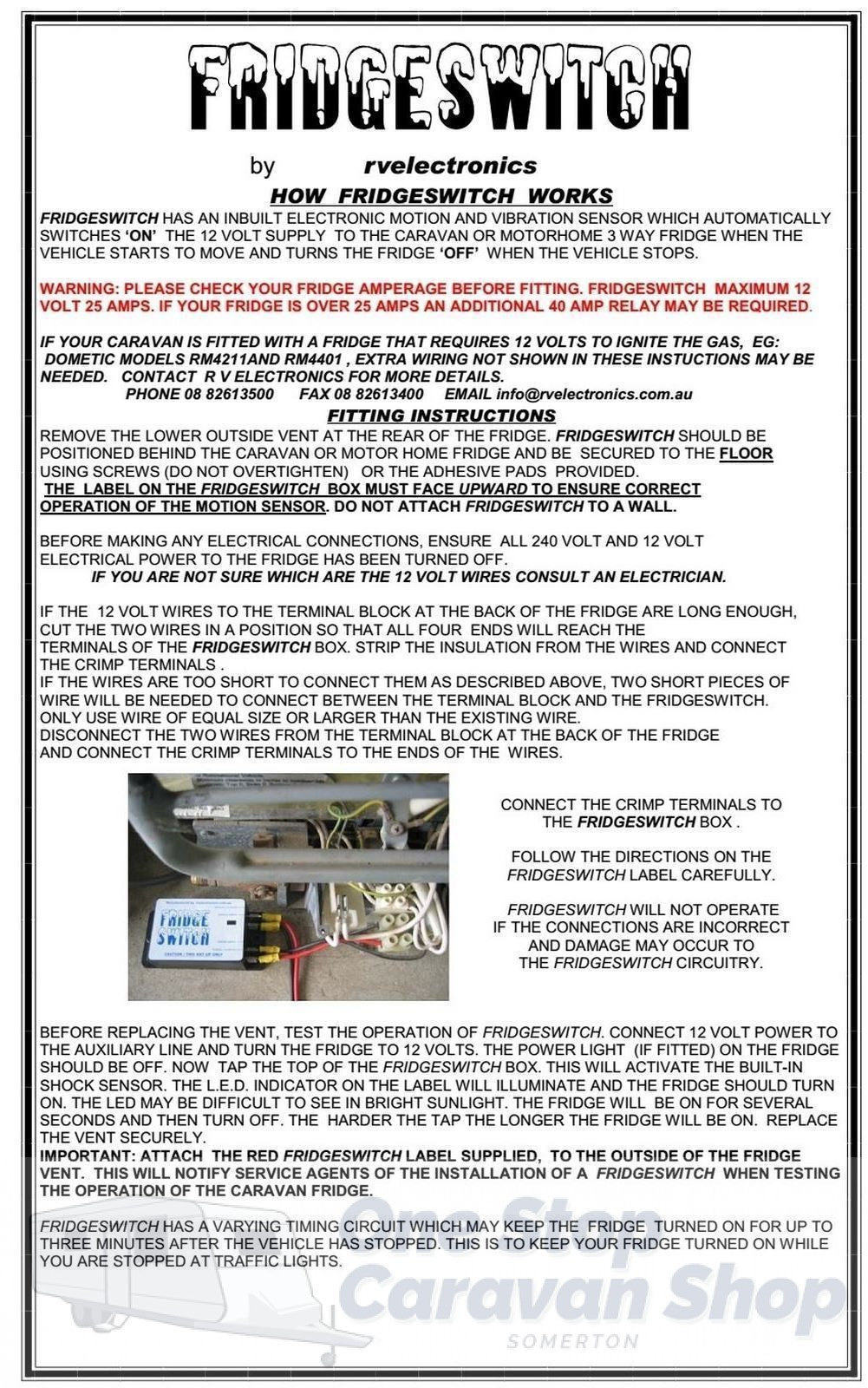 Fridgeswitch 700-03000