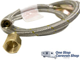 1200mm 1/4" FBSP Gas Hose with Regulator and Adapter to suit Webber BBQ