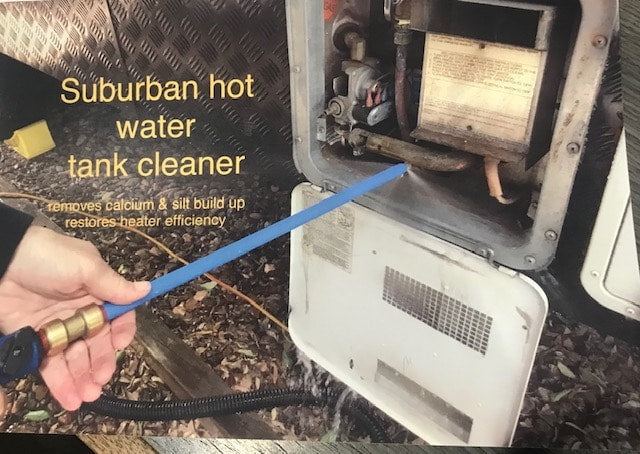 Hot Water Tank cleaner hose