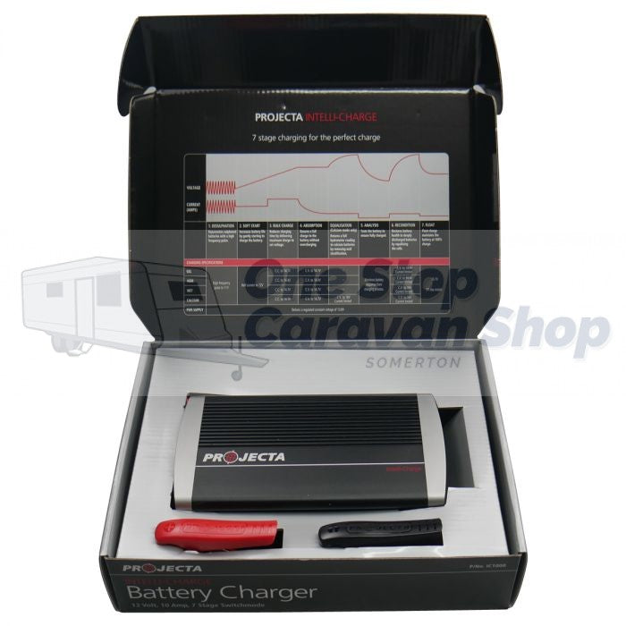 PROJECTA IC10 Projector Intelli-Charge 12V Automatic 10 Amp Battery Charger