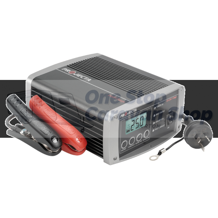 PROJECTA 12V AUTOMATIC 25A 7 STAGE BATTERY CHARGER PART NO IC2500