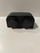 12V Single Power Outlet with Dual USB (Black) - OSCS12VDUALUSB