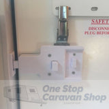 Jayco Camper Trailer Door Lock Set t/s 2013 onwards (White)