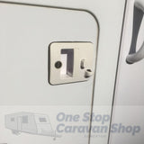 Jayco Camper Trailer Door Lock Set t/s 2013 onwards (White)