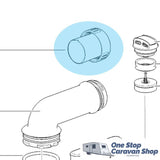 Holding Tank Cap & Measuring Cup Blue- Suit Thetford C220 Toilets