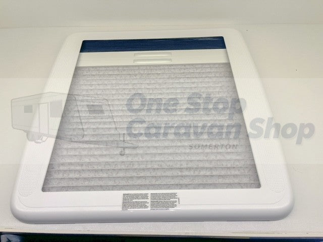 Internal Frame (White) with Blind & Screen - Suit Seitz Mini Heki Roof Hatch