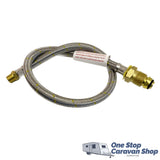 900mm Gas Hose – 1/4MNPT Pigtail - Single Bottle