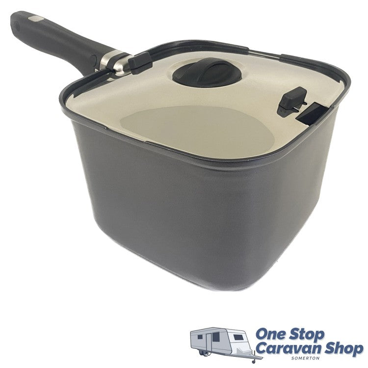 Smartspace Cookware SmartSpace Cookware Set Square Pots (Set of 3) – One Stop Caravan Shop