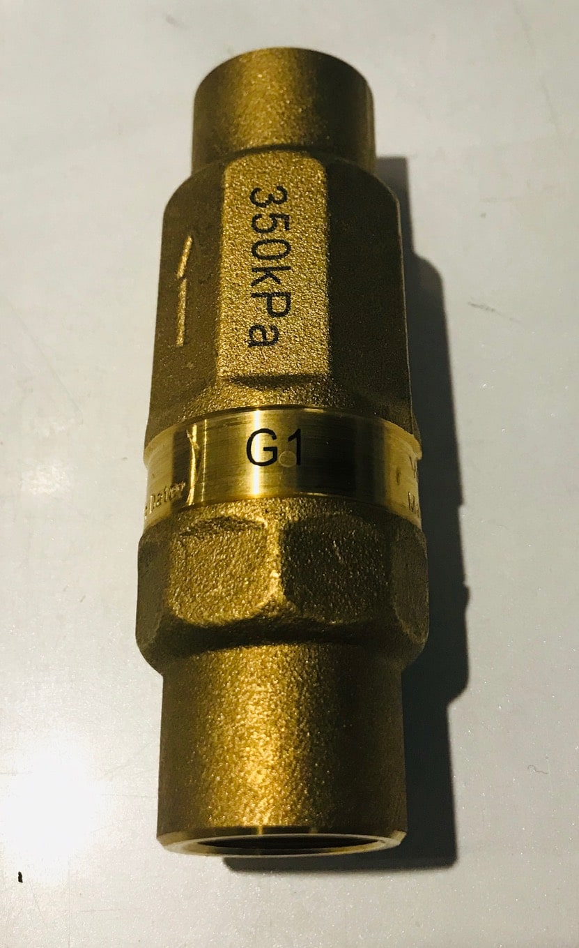 JAYCO MAINS WATER PRESSURE LIMITING VALVE 350KPA