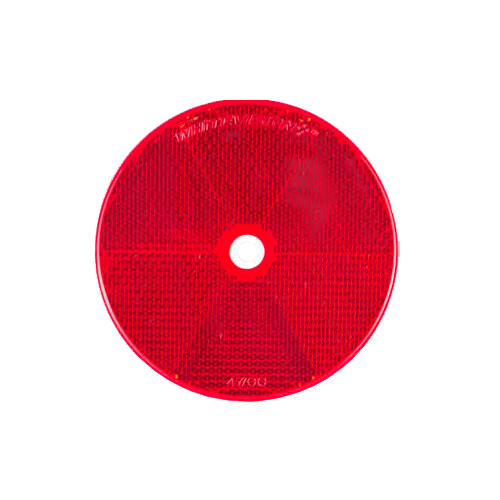 Whitevision 84mm Round Red Reflector