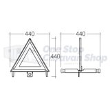 Safety Triangle Kit Pack of 3 With Case