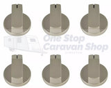 Thetford Spinflo/Caprice Straight Knobs Matt Nickle - SSPA0901.MNK - PACK OF 6