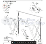 Carefree Altitude White Idler Cover Kit-200-37534, ROO1961-005