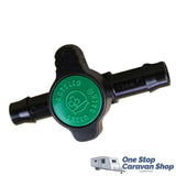 Antelco Barbed "Green Back" Valve
