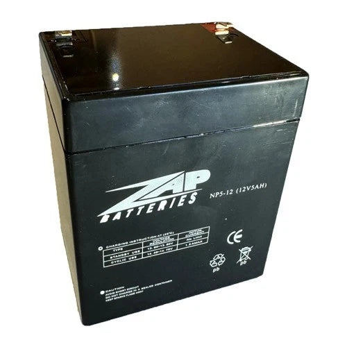 ZAP 12V 5.5 AH Premium AGM Battery - RV BREAKAWAY BATTERY